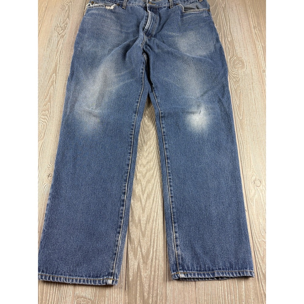 Real Ranch Jeans Men's 40x32 Blue 100% Cotton Straight Legs Denim